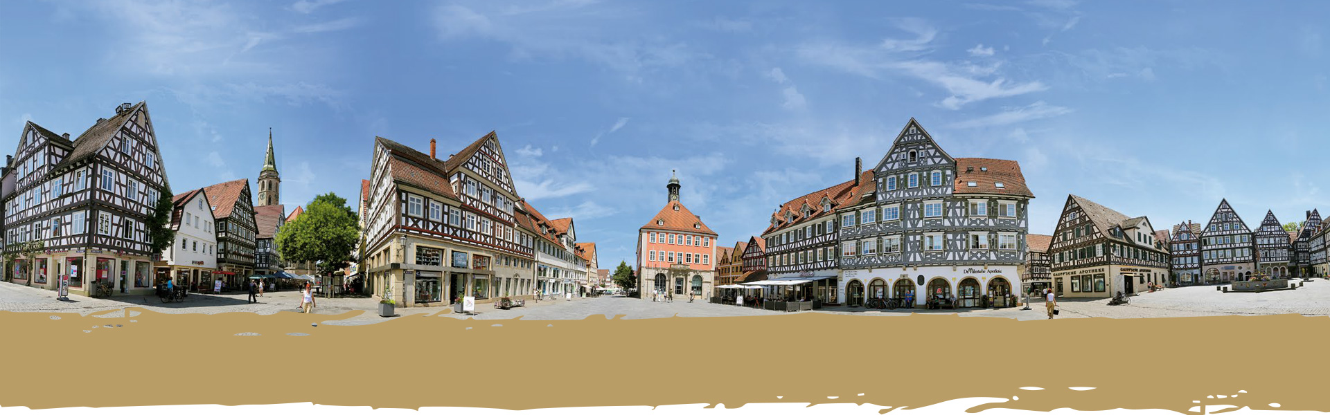Panorama Marktplatz Schorndorf